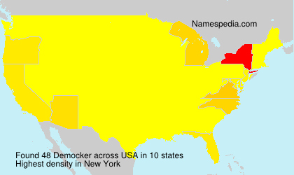 Surname Democker in USA Surname Democker in USA