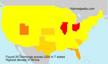 Surname Demonge in USA Surname Demonge in USA