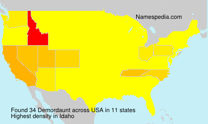 Surname Demordaunt in USA Surname Demordaunt in USA