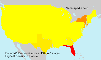 Surname Demorizi in USA Surname Demorizi in USA