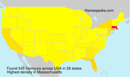 Surname Demoura in USA Surname Demoura in USA