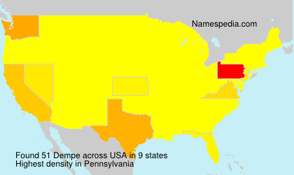 Surname Dempe in USA Surname Dempe in USA