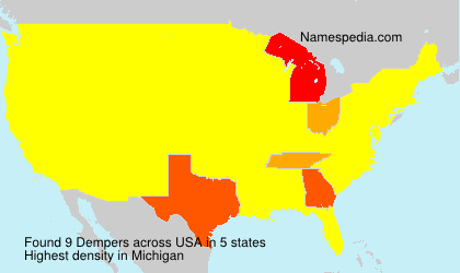 Surname Dempers in USA Surname Dempers in USA
