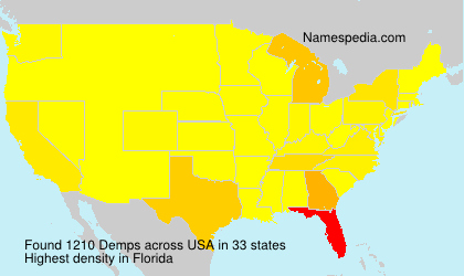 Surname Demps in USA Surname Demps in USA