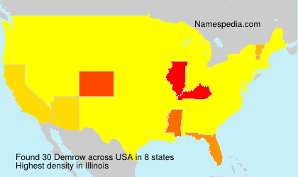 Surname Demrow in USA Surname Demrow in USA