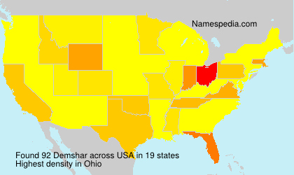 Surname Demshar in USA Surname Demshar in USA
