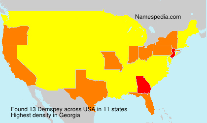 Surname Demspey in USA Surname Demspey in USA