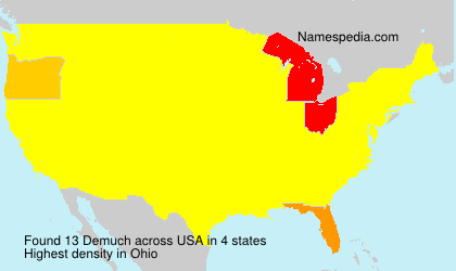 Surname Demuch in USA Surname Demuch in USA