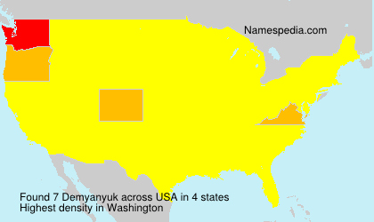Surname Demyanyuk in USA Surname Demyanyuk in USA
