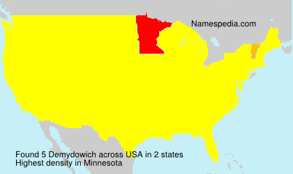 Surname Demydowich in USA Surname Demydowich in USA