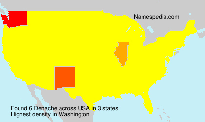Surname Denache in USA Surname Denache in USA