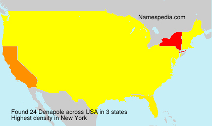 Surname Denapole in USA Surname Denapole in USA