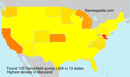 Surname Denchfield in USA Surname Denchfield in USA