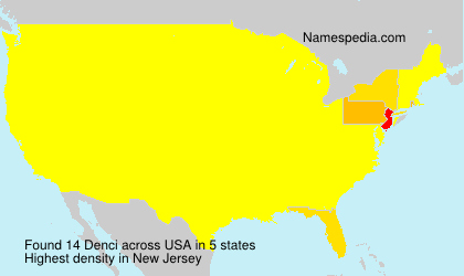 Surname Denci in USA Surname Denci in USA
