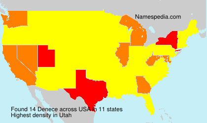 Surname Denece in USA Surname Denece in USA