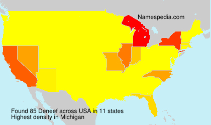 Surname Deneef in USA Surname Deneef in USA