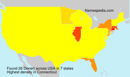Surname Denert in USA Surname Denert in USA