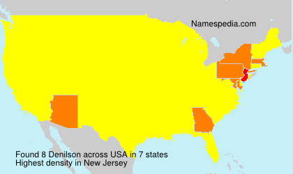 Surname Denilson in USA Surname Denilson in USA