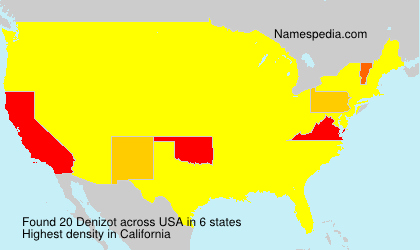 Surname Denizot in USA Surname Denizot in USA
