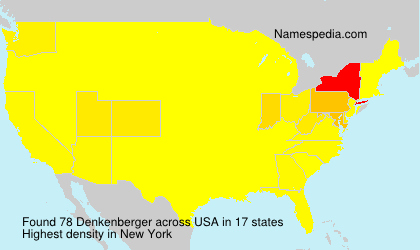 Surname Denkenberger in USA Surname Denkenberger in USA