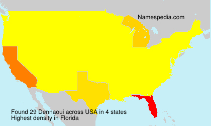 Surname Dennaoui in USA Surname Dennaoui in USA