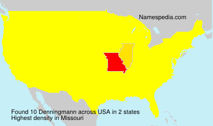 Surname Denningmann in USA Surname Denningmann in USA