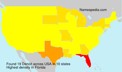 Surname Denoit in USA Surname Denoit in USA