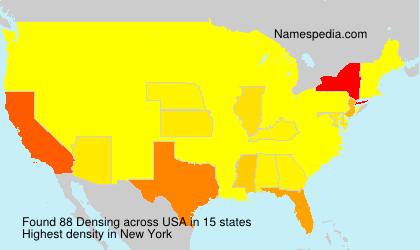 Surname Densing in USA Surname Densing in USA