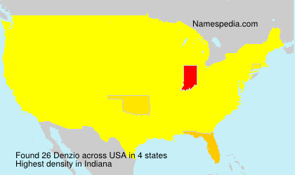 Surname Denzio in USA Surname Denzio in USA