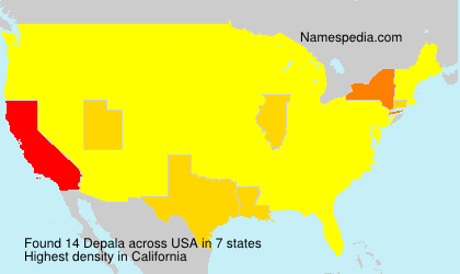 Surname Depala in USA Surname Depala in USA