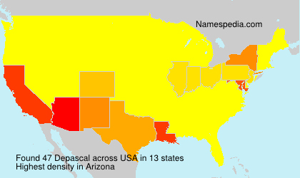 Surname Depascal in USA Surname Depascal in USA