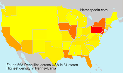 Surname Dephillips in USA Surname Dephillips in USA