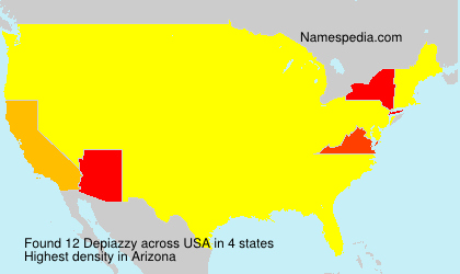 Surname Depiazzy in USA Surname Depiazzy in USA