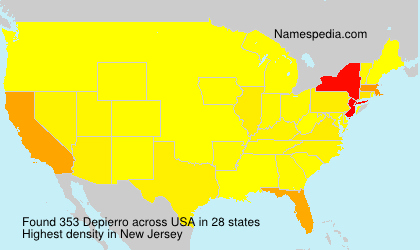 Surname Depierro in USA Surname Depierro in USA