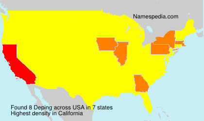 Surname Deping in USA Surname Deping in USA