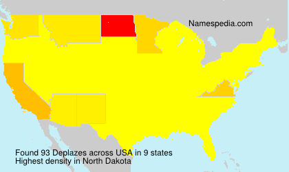 Surname Deplazes in USA Surname Deplazes in USA