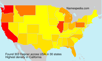 Surname Depner in USA Surname Depner in USA
