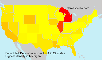 Surname Depoorter in USA Surname Depoorter in USA