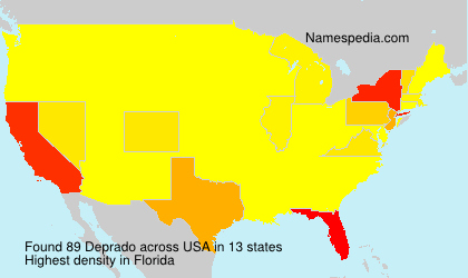 Surname Deprado in USA Surname Deprado in USA