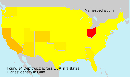 Surname Deptowicz in USA Surname Deptowicz in USA