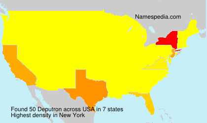 Surname Deputron in USA Surname Deputron in USA