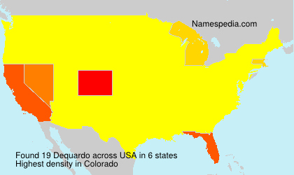 Surname Dequardo in USA Surname Dequardo in USA