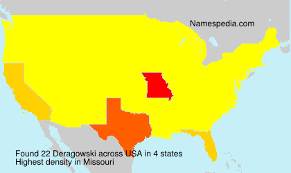 Surname Deragowski in USA Surname Deragowski in USA