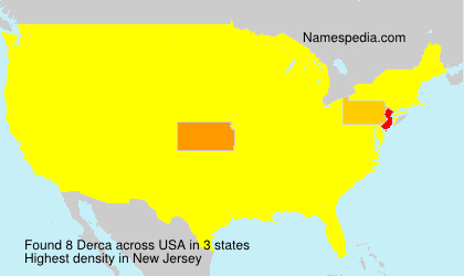 Surname Derca in USA Surname Derca in USA