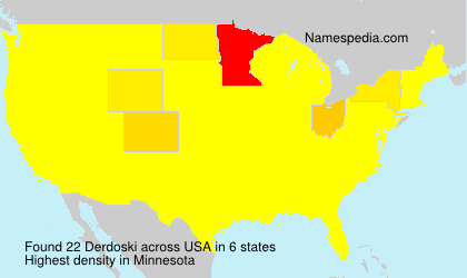 Surname Derdoski in USA Surname Derdoski in USA