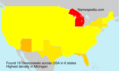 Surname Dereszewski in USA Surname Dereszewski in USA