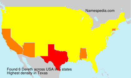 Surname Dereth in USA Surname Dereth in USA