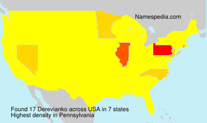 Surname Derevianko in USA Surname Derevianko in USA