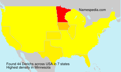 Surname Derichs in USA Surname Derichs in USA