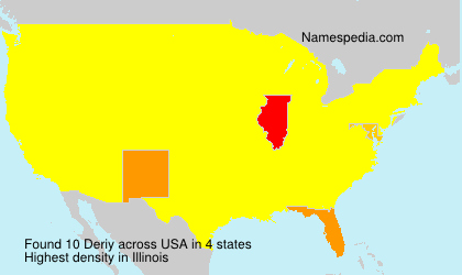 Surname Deriy in USA Surname Deriy in USA